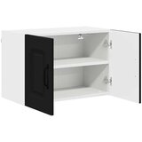 vidaXL Zidni kuhinjski ormarić Crna 60 x 31 x 40 cm Konstruirano drvo | shoptok.hr