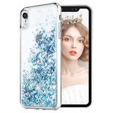  Silikonski ovitek za samsung galaxy A40 A405 prozoren z modrimi bleščicami | Shoptok.si