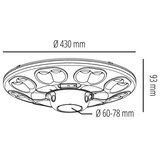  LED solarna ulična lampa sa senzorom LUVIA LED/15W/3,2V 6500K IP54 5400 mAh+DO | Eponuda.com
