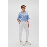 Marisse Women's Trousers L-Sp-4600 Off White | Shoptok.si