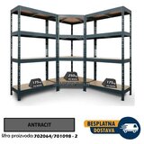  polica ugao 180x90x90x45cm + 2 police 180x90x45cm, 4x175kg | Eponuda.com