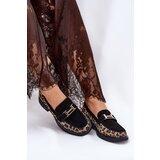 VINCEZA Suede Ladies Moccasins Panther Black 66791 | shoptok.hr