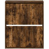 Ormar za cipele na zidu ZWOLLE 71 x 17 x 86 cm Dimljeni hrast | shoptok.hr