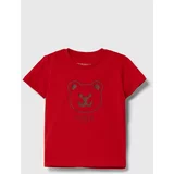 Guess Otroška bombažna majica rdeča barva, N4YI07 K8HM4