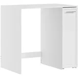 Omarica za pralni stroj s predalom in kolesci Bela 90x60x88cm BZR229-W, (5000345727)