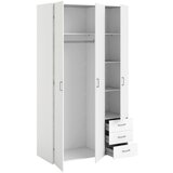 MID.YOU omara za oblačila, bela | Shoptok.si