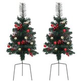 vidaXL umjetna božićna drvca za staze 2 kom 76 cm PVC | shoptok.hr