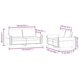  2-dijelni set sofa s jastucima plavi baršunasti | shoptok.hr
