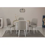 Set Trpezarijski sto i 4 trpezarijske stolice Vina 0900, Roza