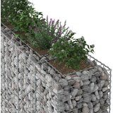  Gabionski uzdignuti krevet 3 pcs Srebrno 250 x 50 x 150 cm | shoptok.hr