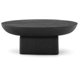 Kave Home Crni stolić za kavu od masivnog bagrema 70x140 cm Ovak – | shoptok.hr