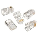 Gembird LC-8P8C-001/50 Modular plug RJ45 8P8C 30u CAT5 gold plated, 50 u pakovanju / CENA PO PAKOVANJU | ePonuda.com