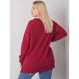 RELEVANCE Tunic-RV-TU-7158.76P-burgundy | Shoptok.si