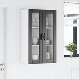  Zidni stakleni ormarić Lucca Crna 60 x 31 x 100 cm | shoptok.hr