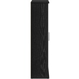  Kupaonski ormarić s držačem za role crni 39x22x90 cm | shoptok.hr