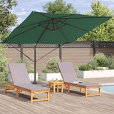 Roma Suncobran Zelena 286 x 284 x 265 cm Aluminij i poliester | Eponuda.ba