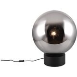 CINQUE Črna LED namizna svetilka s steklenim senčilom (višina 60 cm) Cipallone – Cene