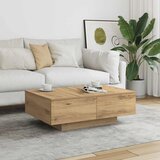  Stol za kavu Artisan hrast 90x60x31 cm Konstruirano drvo | shoptok.hr