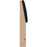 vidaXL tapecirano vzglavje črna 150 cm masivno borovo les | Shoptok.si