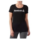 Reebok Majice s kratkimi rokavi Linear Read Scoop Črna | Shoptok.si