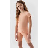 4f Girls' smooth T-shirt - powder coral | shoptok.hr