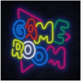 Manta LED svjetleća oznaka GAME ROOM, 35x32x2cm, plexi, multicolor, SNL67MT | shoptok.hr