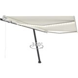 vidaXL Avtomatska tenda LED + senzor 400x350 cm krem Cene