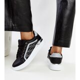Gemre Black platform sneakers with glitter Fekete | shoptok.hr