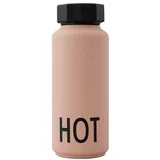 Design Letters ružičasta termo boca Hot, 500 ml
