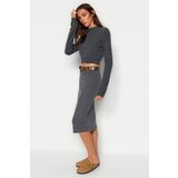 Trendyol Skirt - Gray - Midi Cijene