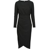 Karl Lagerfeld LONG SLEEVE JERSEY DRESS Crna Cijene