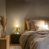  Brilagi - LED zidna lampa NUBILA WOOD 1xE27/25W/230V + LED/3W hrast/bela | Eponuda.com