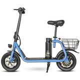 Samebike Zložljiv električni skiro SM-C01 s sedežem, 350 W 10,4 Ah, moder, (21960470) | Shoptok.si