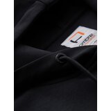 Ombre Unzipped hoodie sweatshirt in streetwear style - black | Shoptok.si