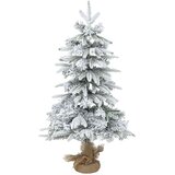 Mini božićno drvce 60 cm PVC i PE Zelena i bijela | shoptok.hr