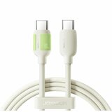 Joyroom kabel USB C-C 1.2m 60W bež silikonski luminescent S-A53, (5000219526) | Shoptok.si