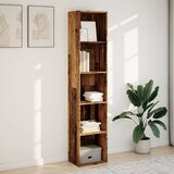  Regal za knjige boja starog drva 40x30x189 cm konstruirano drvo | shoptok.hr