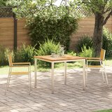 vidaXL 3-delni vrtni jedilni set iz trdnega tikovega lesa, zunanja jedilna miza 90x90x74.5 cm iz trdnega tikovega lesa, skladalni vrtni stoli 2 kosa iz trdnega tikovega lesa in kovine Cene