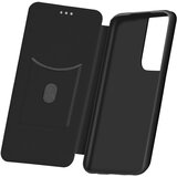 AVIZAR samsung galaxy S21 ultra design carbon effect etui, držalo za kartico na preklop in zapestni trak s funkcijo podpore za video - crn, (20626220) | Shoptok.si