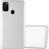 Cadorabo Case, združljiv s Samsungom v kovinskem srebru - zaščitni pokrov, narejen iz fleksibilnega silikona TPU, (20583454) Cene