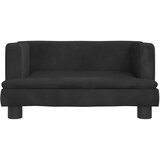  Krevet za pse crni 60 x 40 x 30 cm baršunasti | shoptok.hr