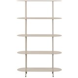 House Nordic Bež metalni regal 90x150x31 cm Rieti – Cijene