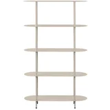 Bež metalni regal 90x150x31 cm Rieti –