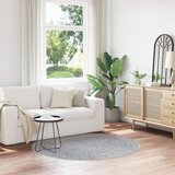 vidaXL preproga Siva Poliester Ø 160 cm Siva preproga Okrogla Cene