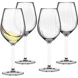 Altom design Set Čaša za Vino Plisse 380 ml - 4 komada | shoptok.hr