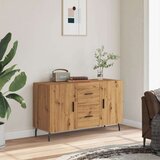 vidaXL Komoda artisan hrast 100x36x60 cm inženirski les | Shoptok.si