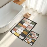 Lessentiel Maison Set prostirki za kupatilo Asr26, 2 dijela, crni Cijene