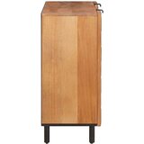  Kreveta Finš acacije smeđa 90 x 33 5 x 75 cm Čvrsto drvo manga | shoptok.hr