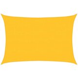 vidaXL Jedro za zaštitu od sunca 160 g/m² pravokutno žuto 5 x 6 m HDPE | shoptok.hr