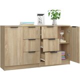  Komoda 2kom boja hrasta sonome 60x30x70cm od konstruiranog drva | shoptok.hr